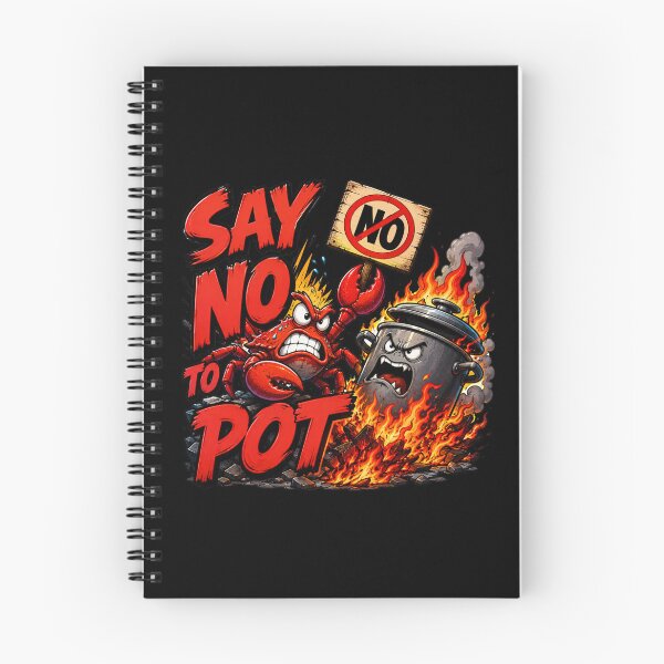 Item preview, Say No To Pot Funny Crab Design For Seafood Lovers designed and sold by DarkRelicStudio.