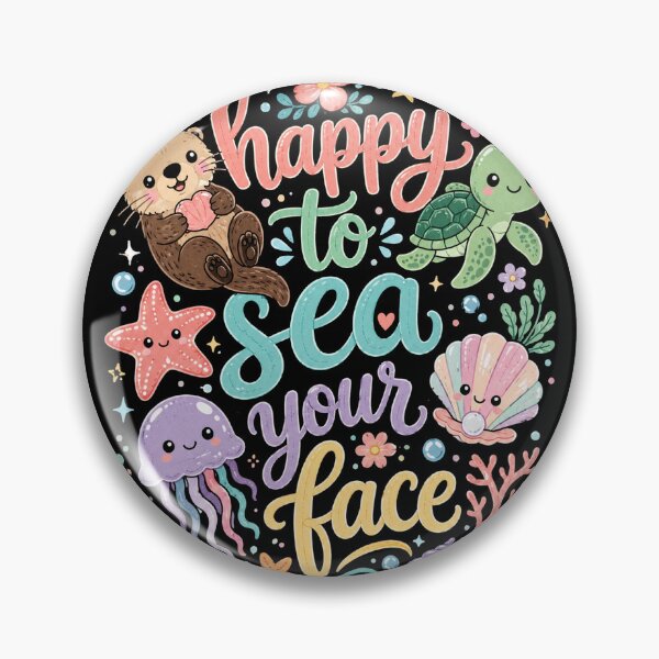 Item preview, Happy To Sea Your Face Back to School Ocean  designed and sold by will freed18.