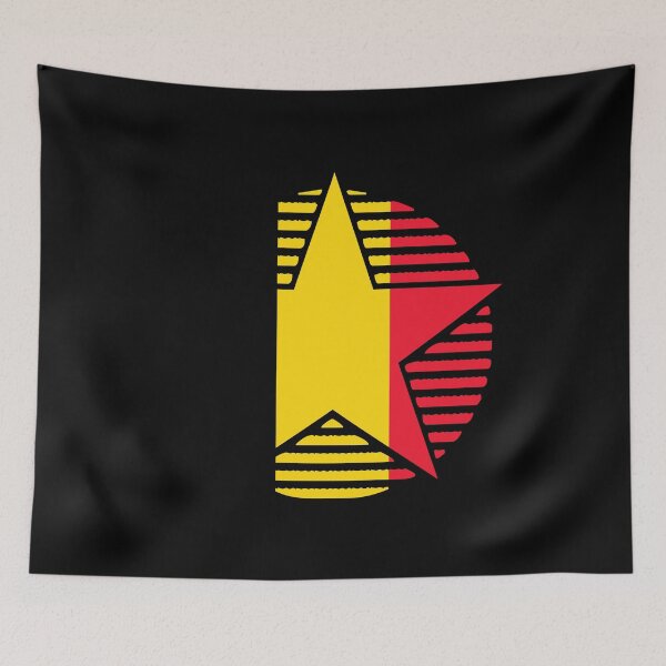 Item preview, Retro Belgium Flag Star BE designed and sold by shitpostee.