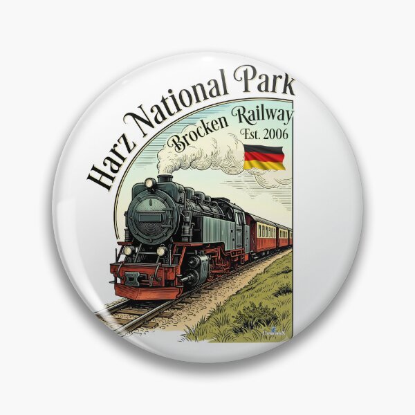 Item preview, Brocken Railway Harz National Park Vintage designed and sold by EvergreenPark - Tee Studio.