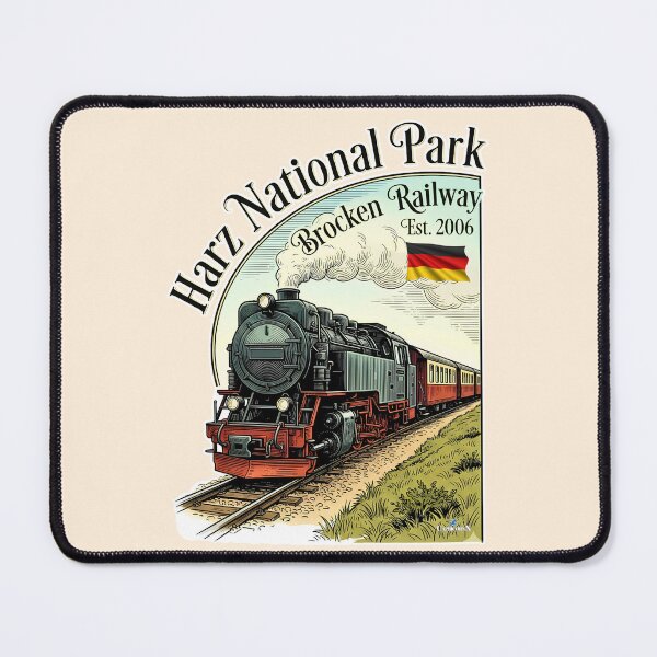 Item preview, Brocken Railway Harz National Park Vintage designed and sold by EvergreenPark - Tee Studio.