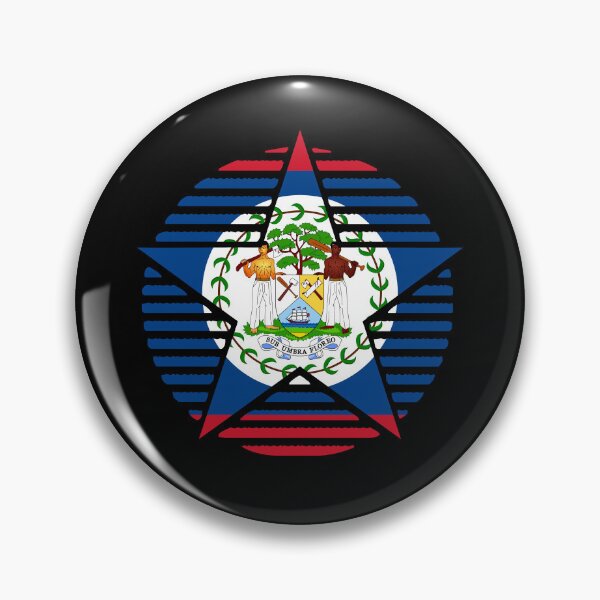 Item preview, Retro Belize Flag Star BZ designed and sold by shitpostee.
