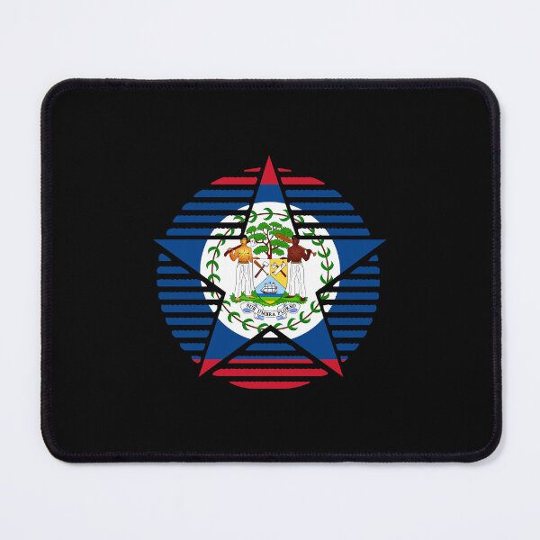 Item preview, Retro Belize Flag Star BZ designed and sold by shitpostee.