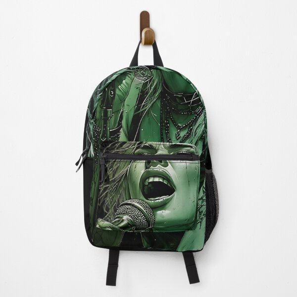 Item preview, Gritty Rock Singer Female Vocalist Grunge Art designed and sold by UrbanPrts.