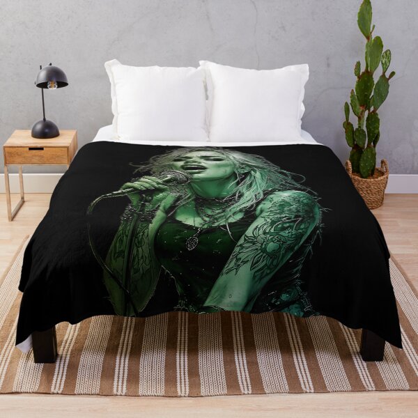 Item preview, Gritty Rock Singer Female Vocalist Grunge Art designed and sold by UrbanPrts.