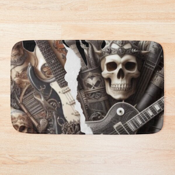 Item preview, Skull & Strings – Rock Spirit Unleashed designed and sold by Catfcreations.