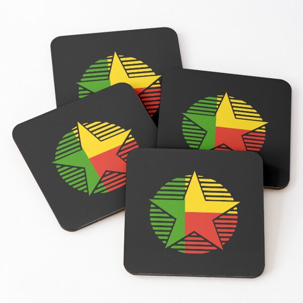 Item preview, Retro Benin Flag Star BJ designed and sold by shitpostee.