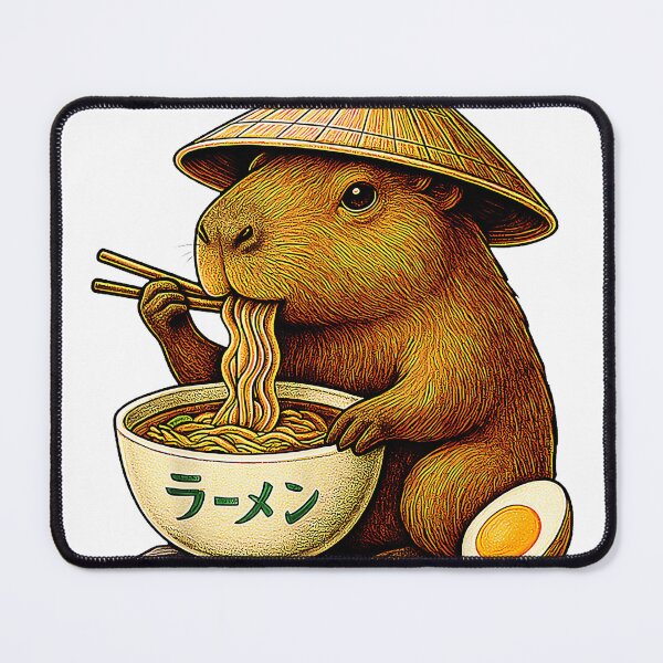 Item preview, cappybara noodles designed and sold by GideonIronwood.