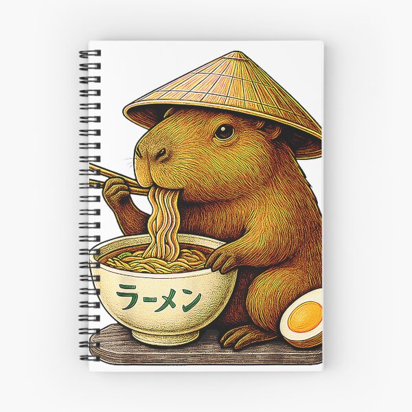 Item preview, cappybara noodles designed and sold by GideonIronwood.