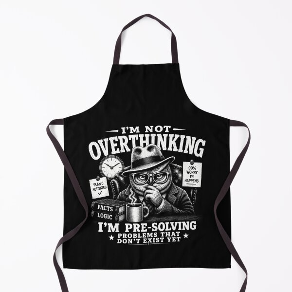 Item preview, I’m Not Overthinking I’m Pre-Solving Problems That Don’t Exist Yet – Funny Owl Design designed and sold by PosiMCreations.