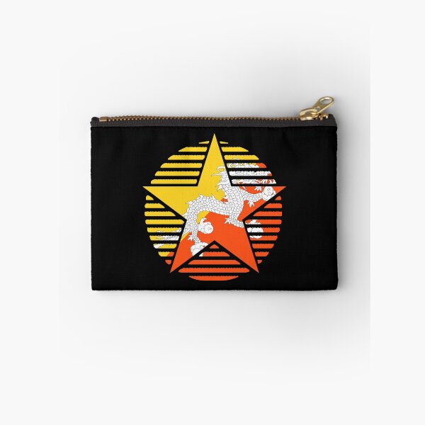 Item preview, Retro Bhutan Flag Star BT designed and sold by shitpostee.