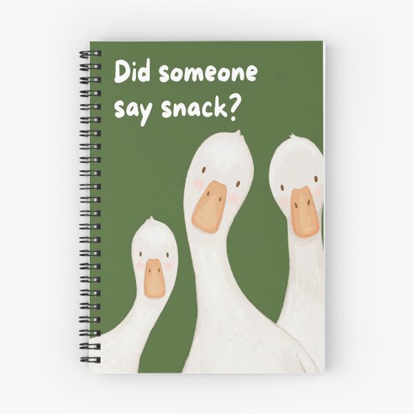Item preview, Did Someone Say Snack Cute Funny Ducks designed and sold by DESIGN DIMENSION .