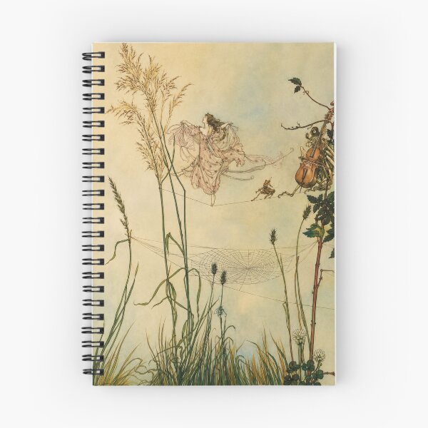 Item preview, Fairy Wall Art – Art Nouveau Fairy's Tightrope Print for Whimsical Cottage Decor designed and sold by RickE.