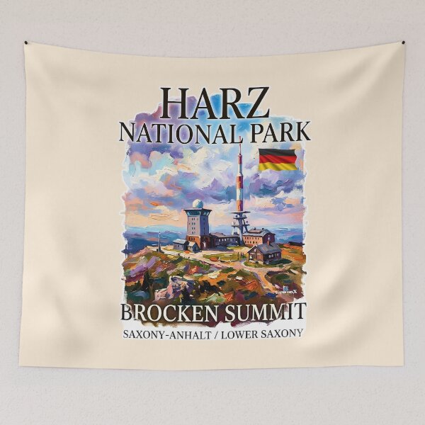 Item preview, Brocken Summit Harz National Park Art designed and sold by EvergreenPark - Tee Studio.