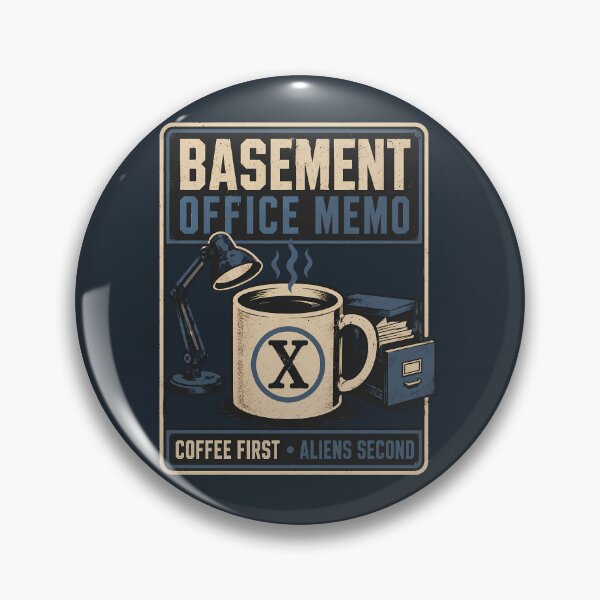 Item preview, Basement Office Coffee Survival Memo designed and sold by agearb.