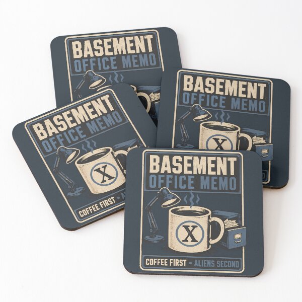 Item preview, Basement Office Coffee Survival Memo designed and sold by agearb.