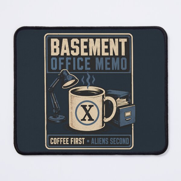 Item preview, Basement Office Coffee Survival Memo designed and sold by agearb.