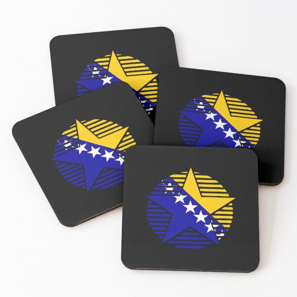 Item preview, Retro Bosnia And Herzegovina Flag Star BA designed and sold by shitpostee.