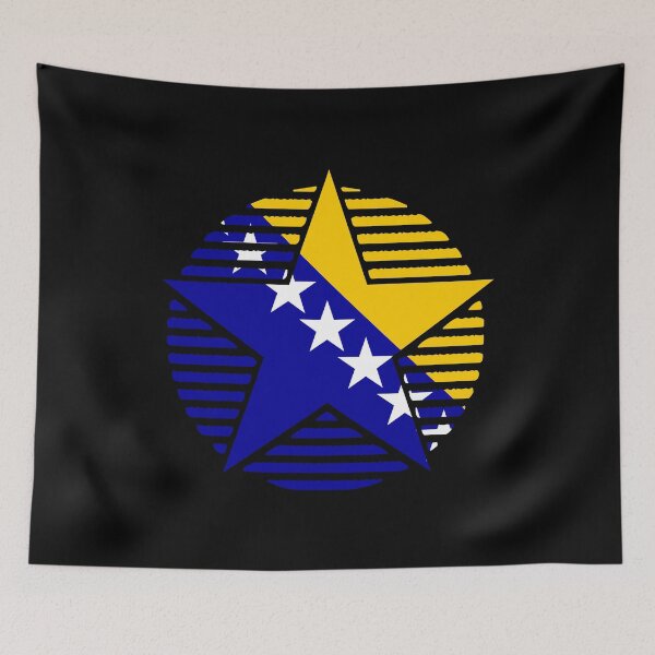 Item preview, Retro Bosnia And Herzegovina Flag Star BA designed and sold by shitpostee.