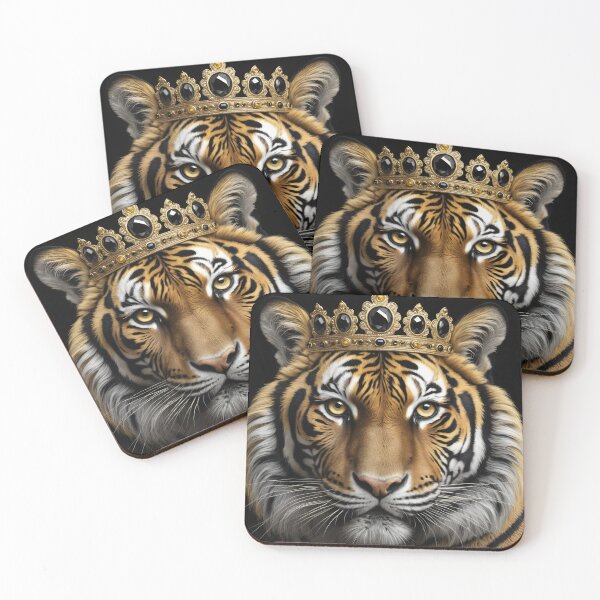 Item preview, Gold Crown Tiger Royal Art designed and sold by CrippiCrippi.