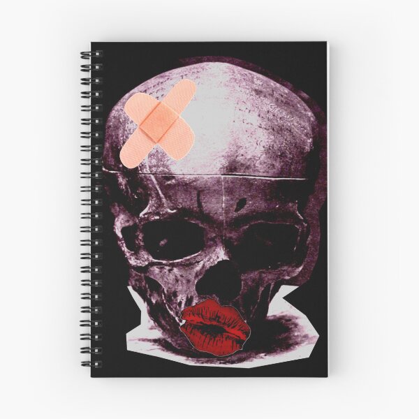 Item preview, Skull With Bandage and Kiss designed and sold by weirdove.