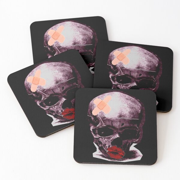 Item preview, Skull With Bandage and Kiss designed and sold by weirdove.