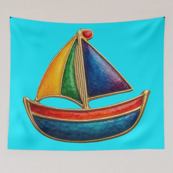 Item preview, Summer Sailboat — colors on a journey designed and sold by Catfcreations.