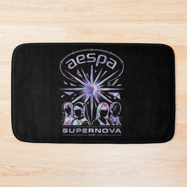 Item preview, AESPA Supernova 2025 Futuristic Holographic K-Pop Fan Art Shirt designed and sold by velorea.