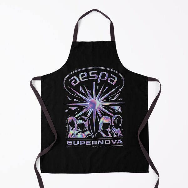 Item preview, AESPA Supernova 2025 Futuristic Holographic K-Pop Fan Art Shirt designed and sold by velorea.