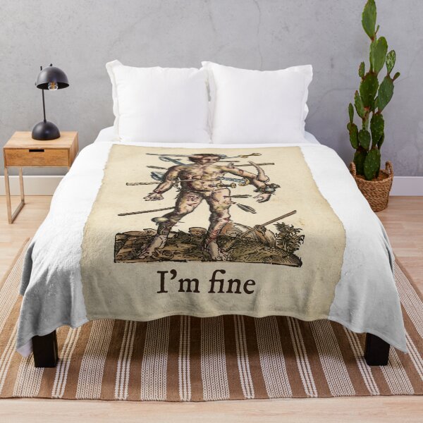 Item preview, I'm Fine Medieval designed and sold by TeeARTHY.