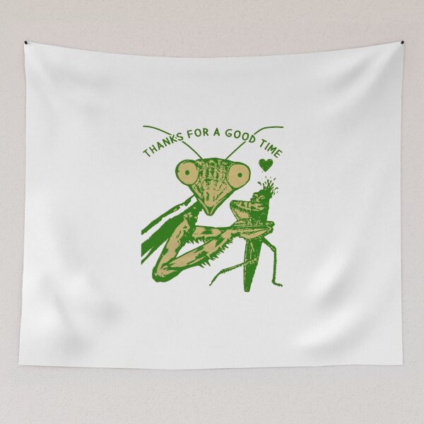 Item preview, Thanks for a Good Time Funny Praying Mantis designed and sold by Gbriel3.