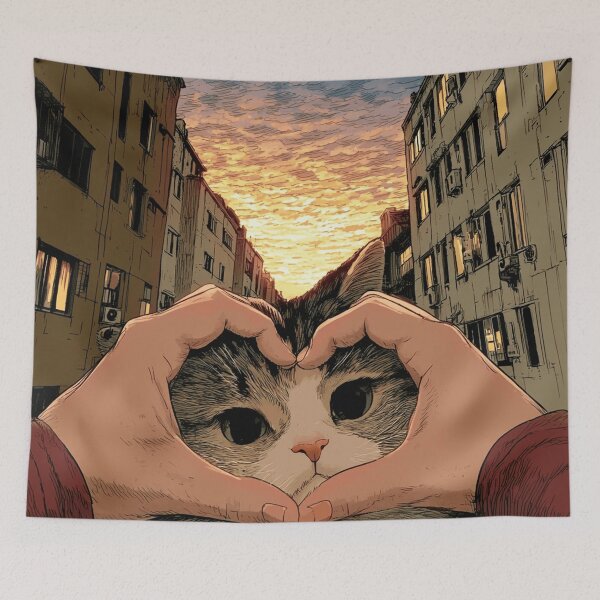 Item preview, lovely cat designed and sold by ArtifactsLab.