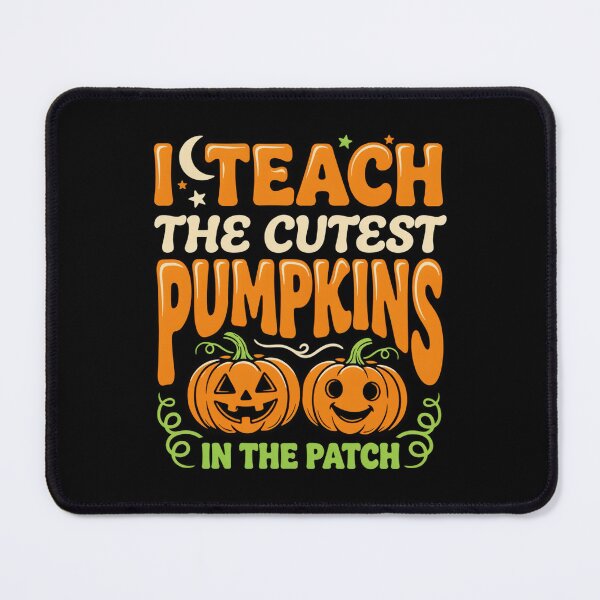 Item preview, I Teach The Cutest Pumpkins In The Patch Funny Jack O Lantern Teacher Tee designed and sold by MizoX7.