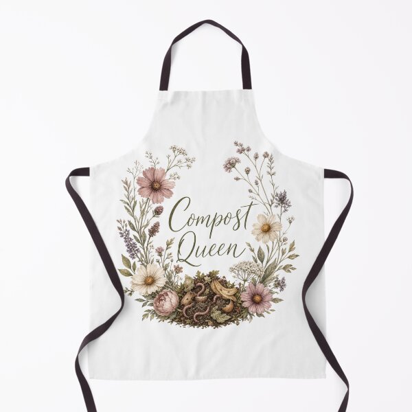 Item preview, Compost Queen Shirt, Floral Wreath Composting T-Shirt, Boho Watercolor Garden Gift Tee, Funny Compost Lover Shirt designed and sold by TshirtsLabs.