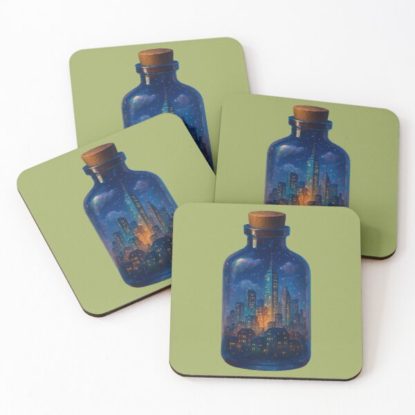 Item preview, Bottled City — dream under glass designed and sold by Catfcreations.