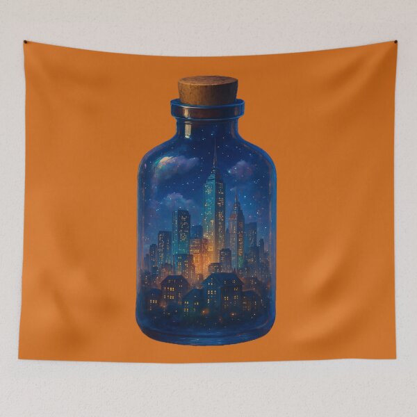 Item preview, Bottled City — dream under glass designed and sold by Catfcreations.