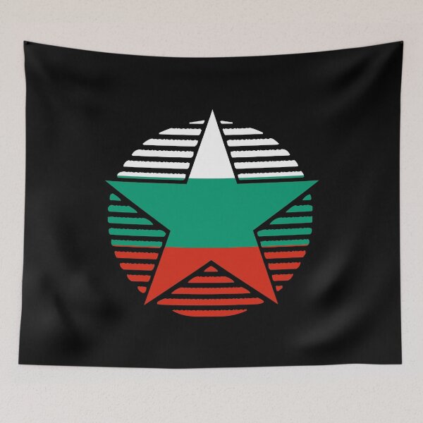 Item preview, Retro Bulgaria Flag Star BG designed and sold by shitpostee.