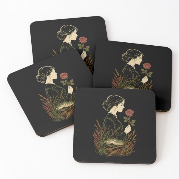 Item preview, Jane Eyre: Rose, Moorland and Quiet Resolve designed and sold by Fenay Designs.