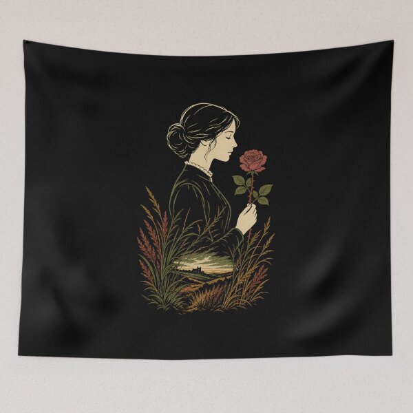 Item preview, Jane Eyre: Rose, Moorland and Quiet Resolve designed and sold by Fenay Designs.