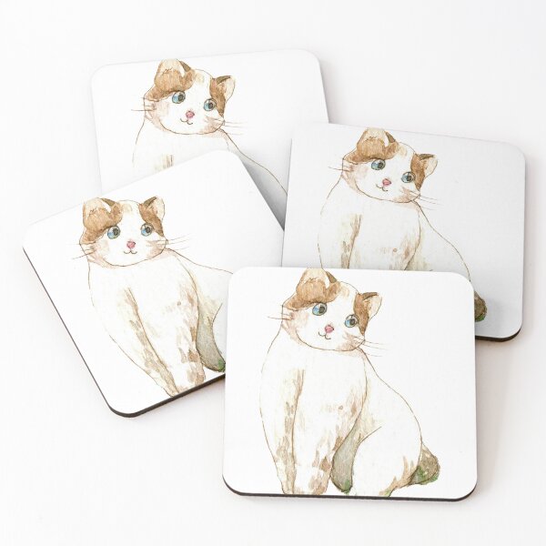 Item preview, Cute Watercolor Kitten with Blue Eyes designed and sold by KANAH FORYED.