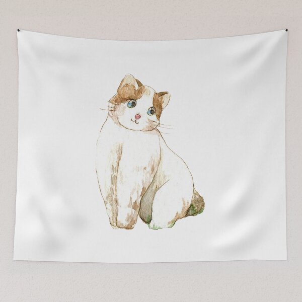 Item preview, Cute Watercolor Kitten with Blue Eyes designed and sold by KANAH FORYED.