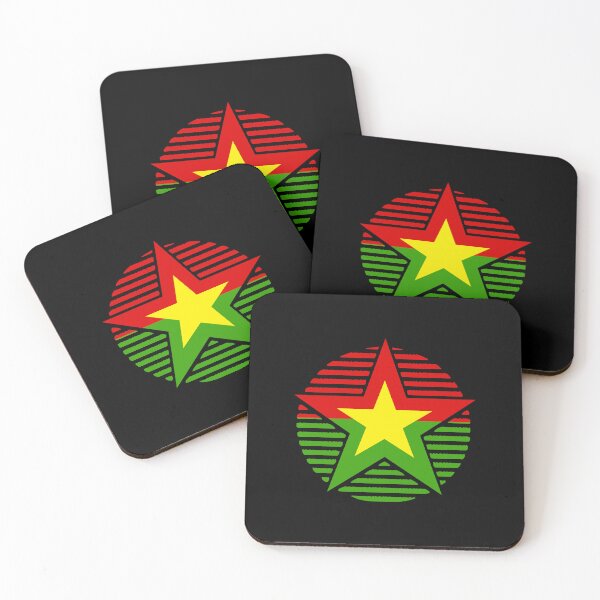 Item preview, Retro Burkina Faso Flag Star BF designed and sold by shitpostee.