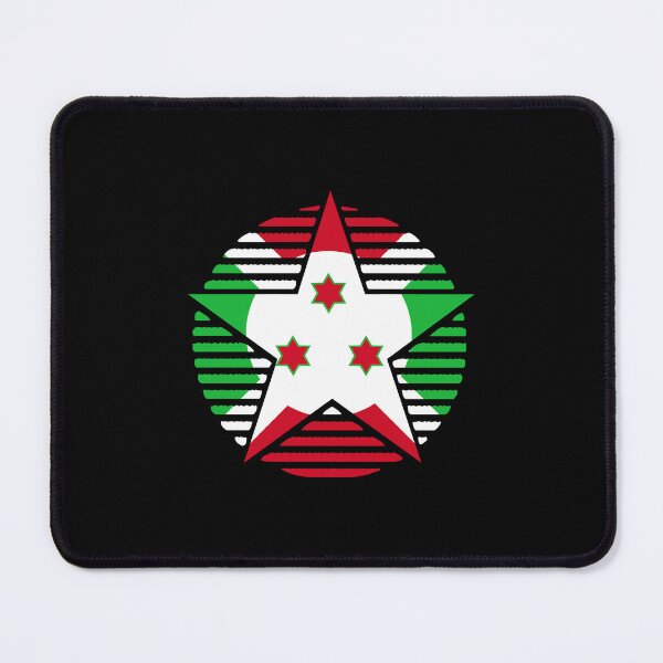 Item preview, Retro Burundi Flag Star BI designed and sold by shitpostee.