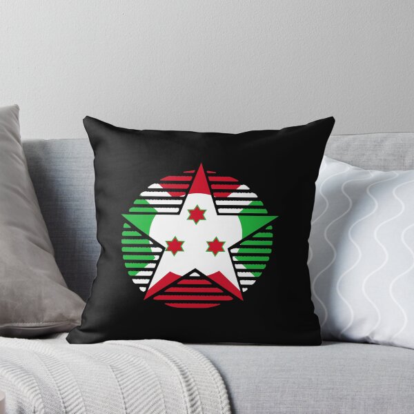 Item preview, Retro Burundi Flag Star BI designed and sold by shitpostee.