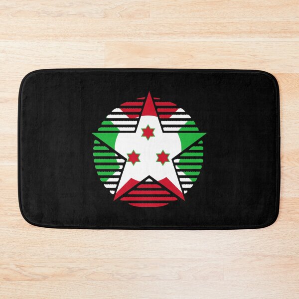 Item preview, Retro Burundi Flag Star BI designed and sold by shitpostee.