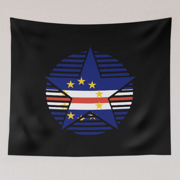 Item preview, Retro Cabo Verde Flag Star CV designed and sold by shitpostee.