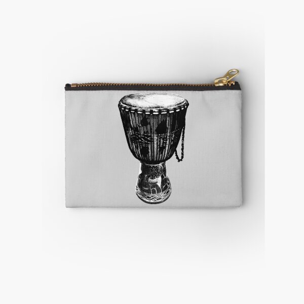 Item preview, Monochrome Djembe Drum | West African Rhythm designed and sold by MammothArt.