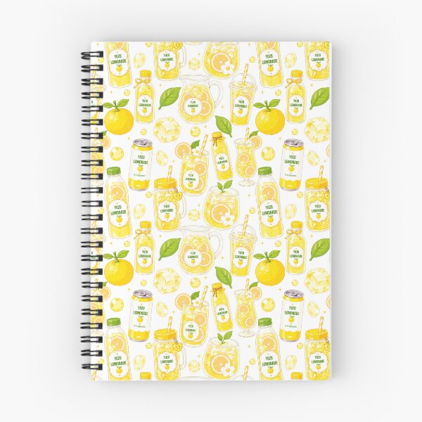 Item preview, Cute Yuzu Lemonade Drink Seamless  designed and sold by KJackArtwork.