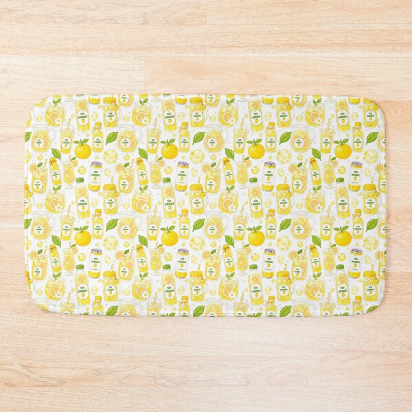 Item preview, Cute Yuzu Lemonade Drink Seamless  designed and sold by KJackArtwork.