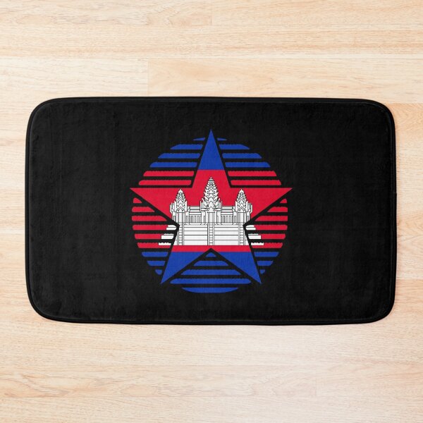 Item preview, Retro Cambodia Flag Star KH designed and sold by shitpostee.